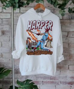 Philadelphia Phillies Bryce Harper fire baseball shirt
