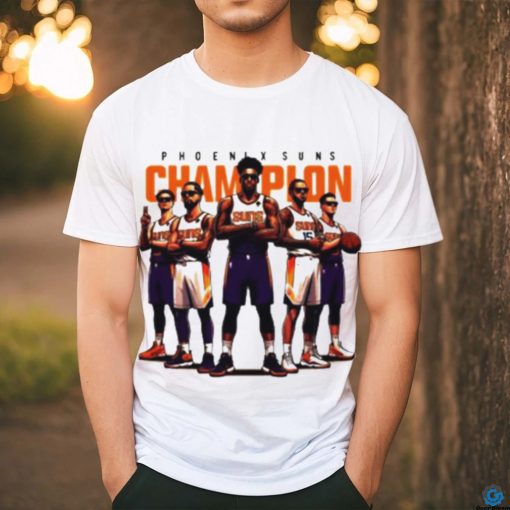 Phoenix Suns champion basketball cartoon shirt