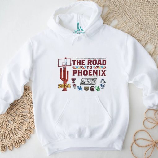 Pittsburgh 2024 NCAA Division I Men’s Basketball The Road To Phoenix shirt