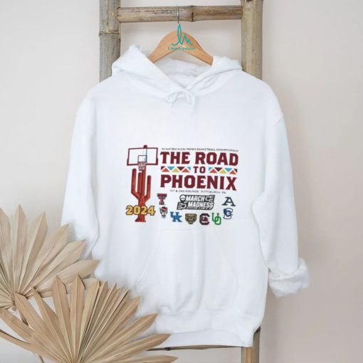 Pittsburgh 2024 NCAA Division I Men’s Basketball The Road To Phoenix shirt