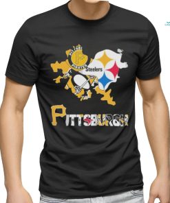 Pittsburgh Map Sports Logo 2024 Shirt