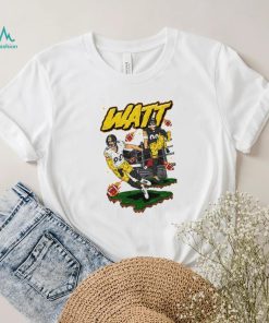 Pittsburgh Steelers TJ Watt fire football shirt