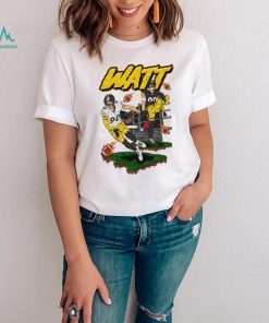 Pittsburgh Steelers TJ Watt fire football shirt