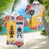 Los Angeles Chargers VS NFL Indianapolis Colts Mascot Luxury 3D Hawaiian Shirt For Summer