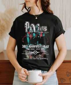 Pixies Tour 2024 30th Anniversary 1986 2024 Signatures Thank You For The Memories Shirt