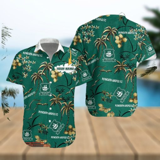 Plymouth Argyle F.C Hawaiian Shirt Custom Name Trending For Men Women Gift Summer