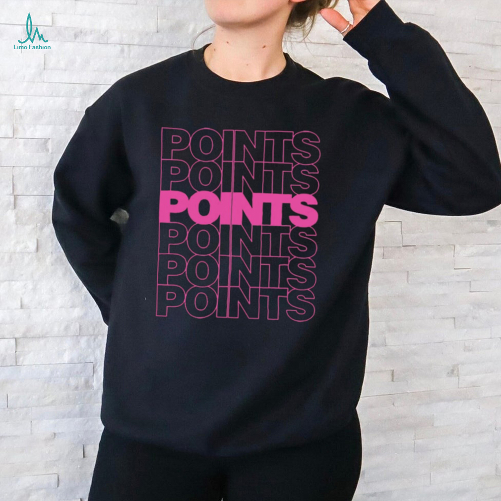 Points Points Points Pink t shirt Points Points Points Pink t shirt