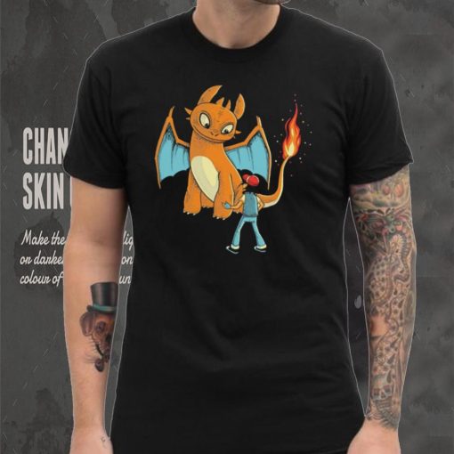Pokemon Charizard X Night Fury how to train your monster shirt
