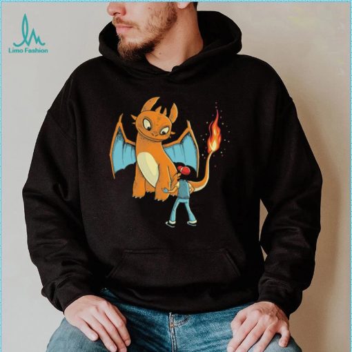 Pokemon Charizard X Night Fury how to train your monster shirt