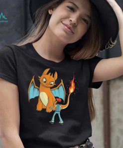 Pokemon Charizard X Night Fury how to train your monster shirt