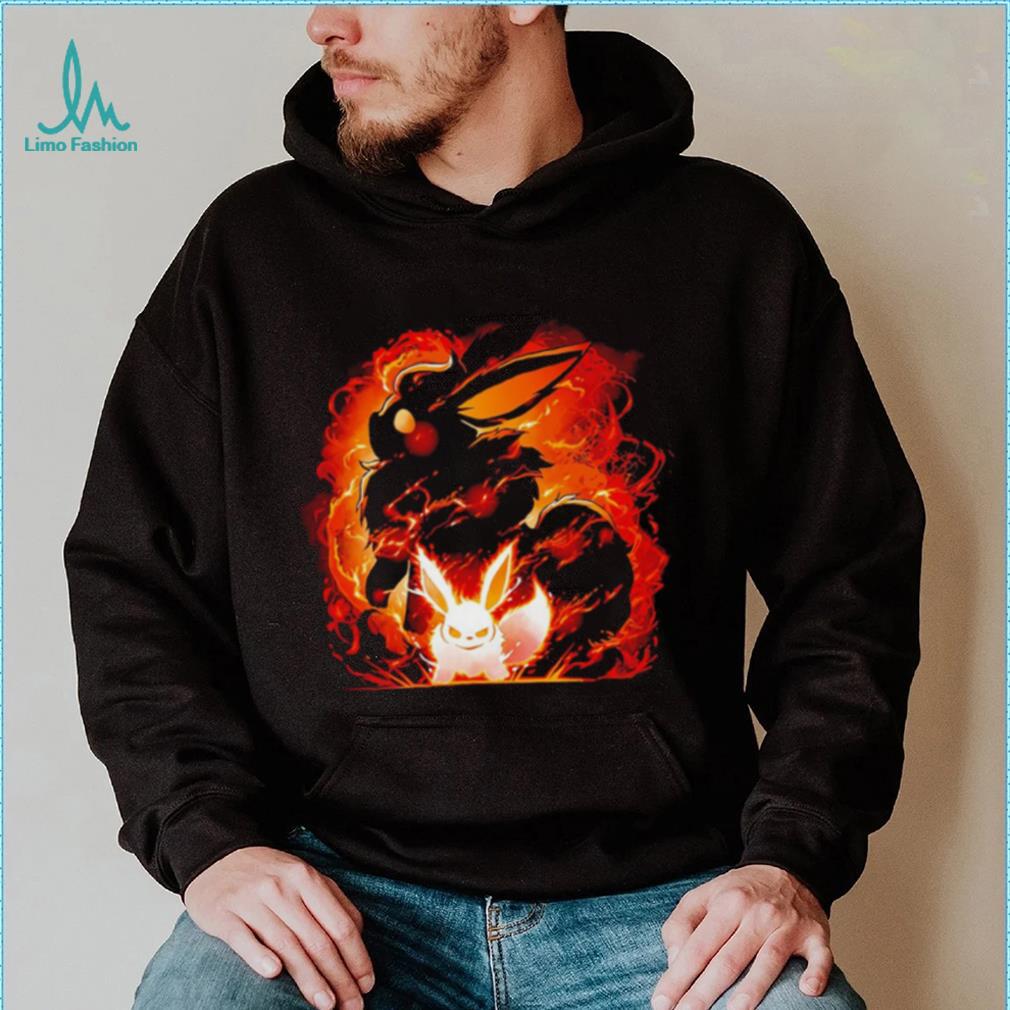 Pokemon Flareon fox fire evolution shirt Pokemon Flareon fox fire evolution shirt