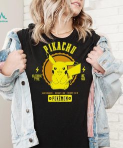 Pokemon Pikachu Pokédex data character shirt