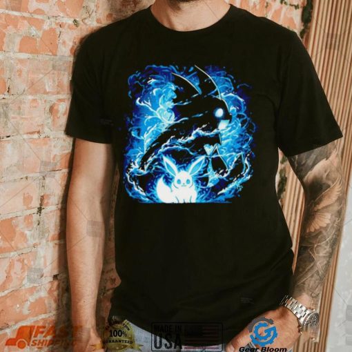 Pokemon Vaporeon fox water evolution shirt