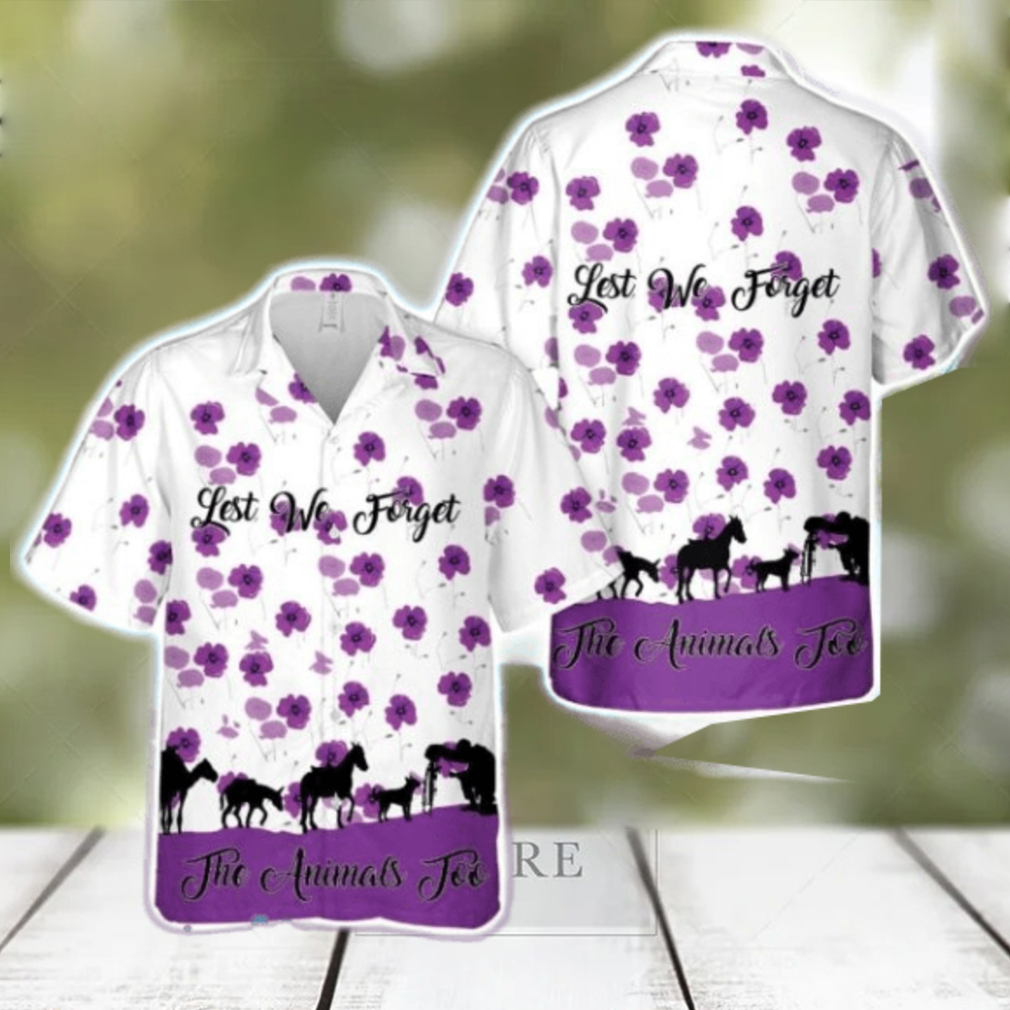Poppy Remembrance Day Poppy Lest We Forget ANIMALS of THE WAR Hawaiian Shirt Beach Shirt For Men Women Poppy Remembrance Day Poppy Lest We Forget ANIMALS of THE WAR Hawaiian Shirt Beach Shirt For Men Women