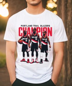 Portland Trail Blazers champion basketball cartoon shirt