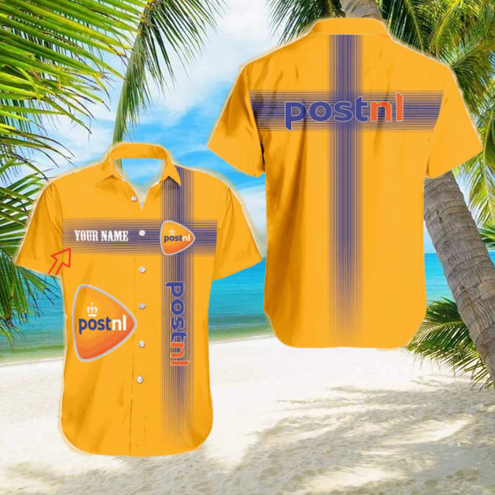 Postnl Logo Brand Hawaiian Shirt Custom Name Trending Summer Postnl Logo Brand Hawaiian Shirt Custom Name Trending Summer