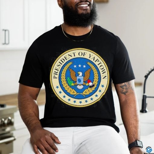 President Of Yaptown logo shirt