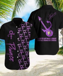 Prince Hard To Say Whats Right When All I Wanna Do Is Wrong Hawaiian Shirt