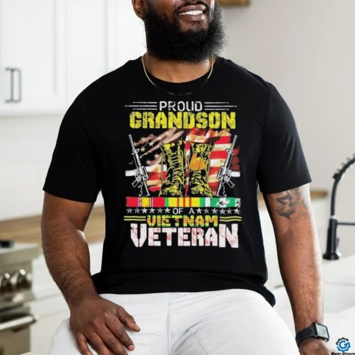 Proud Grandson Of A Vietnam Veteran Vietnam War Vet shirt