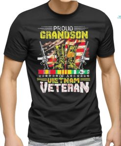 Proud Grandson Of A Vietnam Veteran Vietnam War Vet shirt