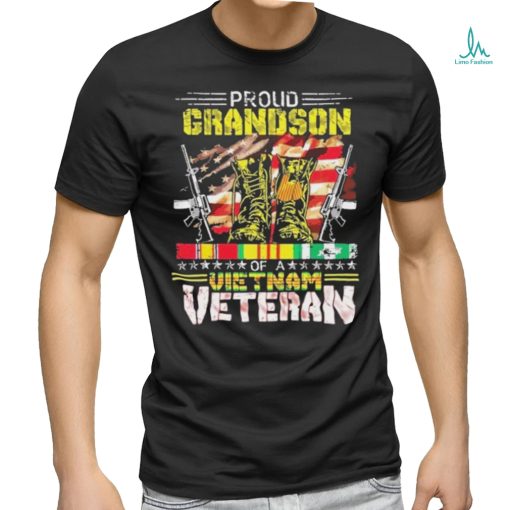 Proud Grandson Of A Vietnam Veteran Vietnam War Vet shirt