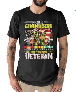 Proud Grandson Of A Vietnam Veteran Vietnam War Vet shirt