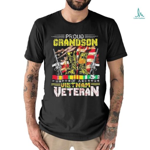 Proud Grandson Of A Vietnam Veteran Vietnam War Vet shirt