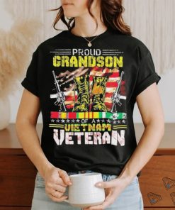 Proud Grandson Of A Vietnam Veteran Vietnam War Vet shirt