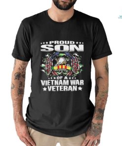 Proud Son Of A Vietnam War Veteran Military Vets T shirt