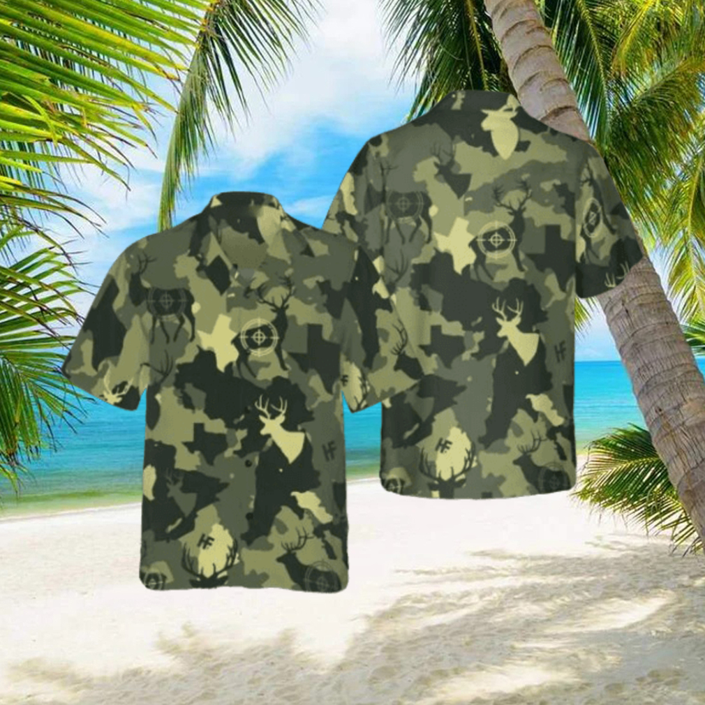 Proud Texas Camouflage Deer Hunting Camo Hawaiian Shirt Proud Texas Camouflage Deer Hunting Camo Hawaiian Shirt