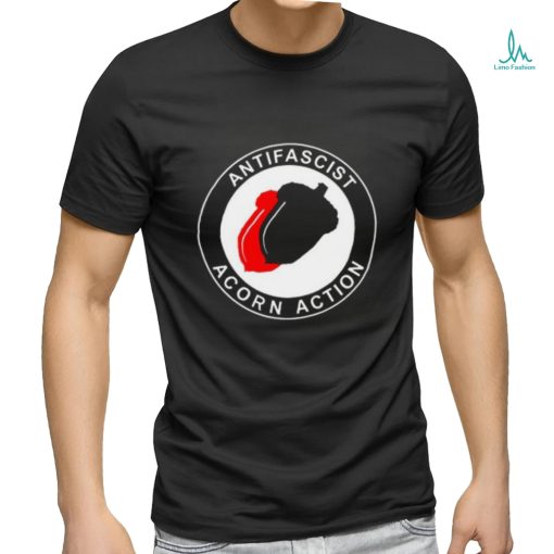 Punkwithacamera Anti Fascist Acorn Action Shirt