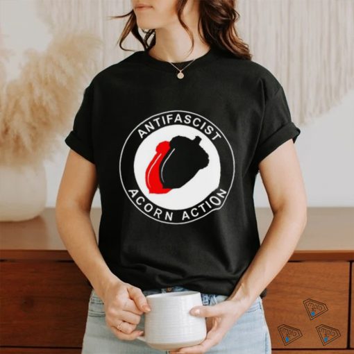 Punkwithacamera Anti Fascist Acorn Action Shirt
