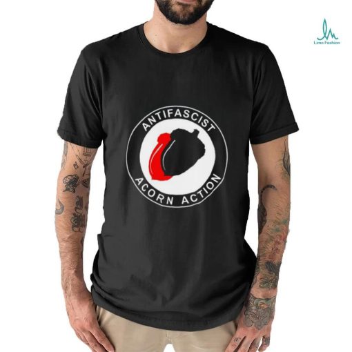 Punkwithacamera Anti Fascist Acorn Action Shirt