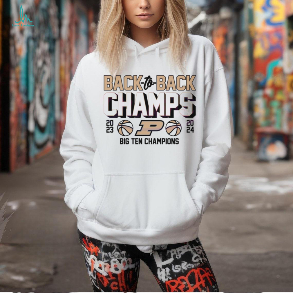 Purdue Basketball Back To Back Champs Big Ten shirt Purdue Basketball Back To Back Champs Big Ten shirt