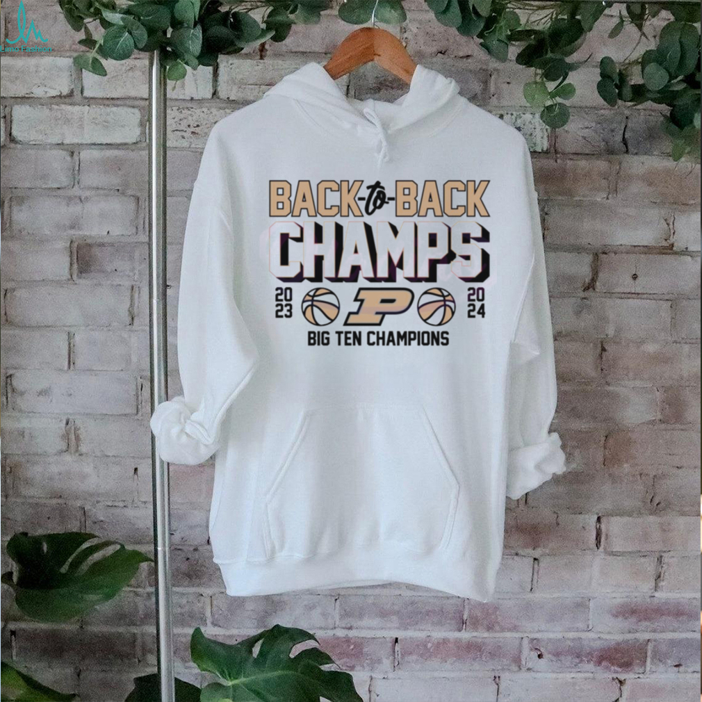 Purdue Basketball Back To Back Champs Big Ten shirt Purdue Basketball Back To Back Champs Big Ten shirt