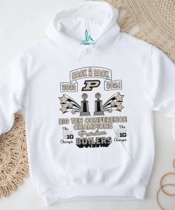Purdue Boilermakers Back 2 Back 2023 2024 Big Ten Conference Champions Basketball Cup Stars shirt