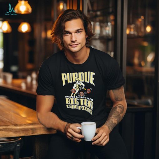 Purdue Boilermakers Back to back to back Big Ten champions shirt