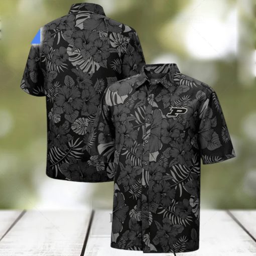 Purdue Boilermakers Colosseum Dude Camp Combo Hawaiian Shirt And Short