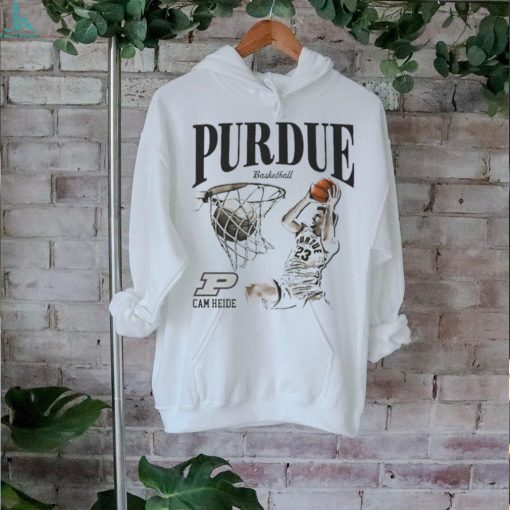 Purdue Boilermakers Men’s Basketball Cam Heide Heide Hook shirt