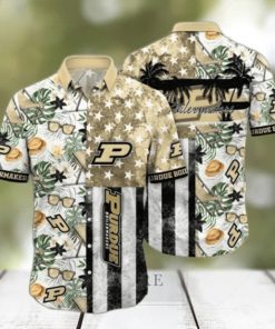 Purdue Boilermakers NCAA3 Flower Hawaii Shirt And Tshirt For Fans, Summer Football Shirts NA49817