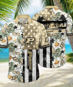 Purdue Boilermakers NCAA3 Flower Hawaii Shirt And Tshirt For Fans, Summer Football Shirts NA49817