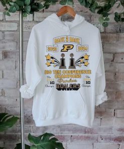 Purdue Boilermakers back 2 back 2023 2024 big ten conference champions shirt