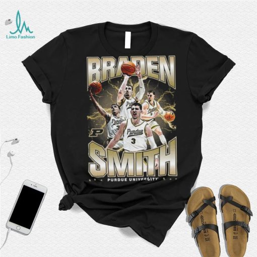 Purdue NCAA Men’s Basketball Braden Smith Official 2023 2024 Post Season T Shirt