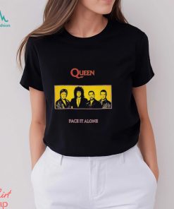 Queen Face It Alone Panel T Shirt