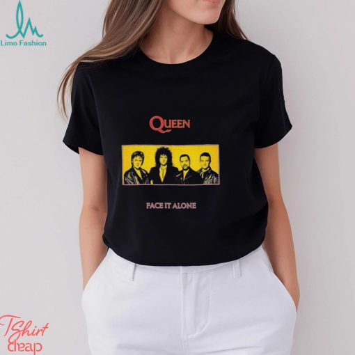 Queen Face It Alone Panel T Shirt