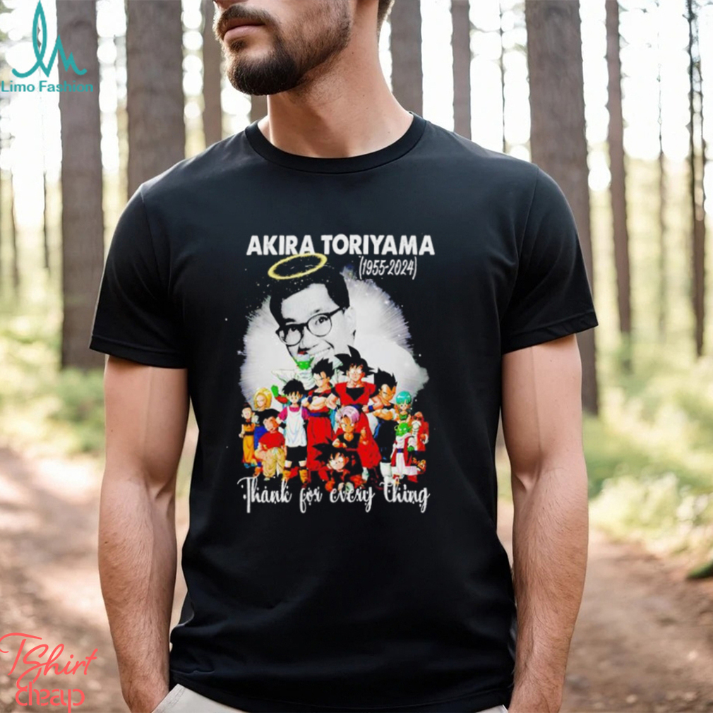 RIP Akira Toriyama 1955 2024 thnk you for the memories shirt RIP Akira Toriyama 1955 2024 thnk you for the memories shirt