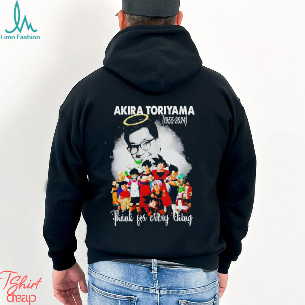 RIP Akira Toriyama 1955 2024 thnk you for the memories shirt RIP Akira Toriyama 1955 2024 thnk you for the memories shirt