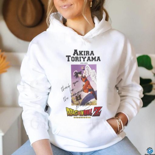 RIP Akira Toriyama Shirt Dragon Ball Thank You For The Memories Shirt