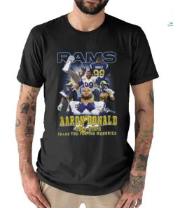 Rams Aaron Donald 2014 2023 Thank You For The Memories T Shirt