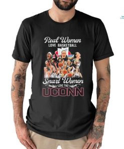 Real Women Love Basketball Smart Women Love The Uconn Women’s Basketball March Madness Shirt